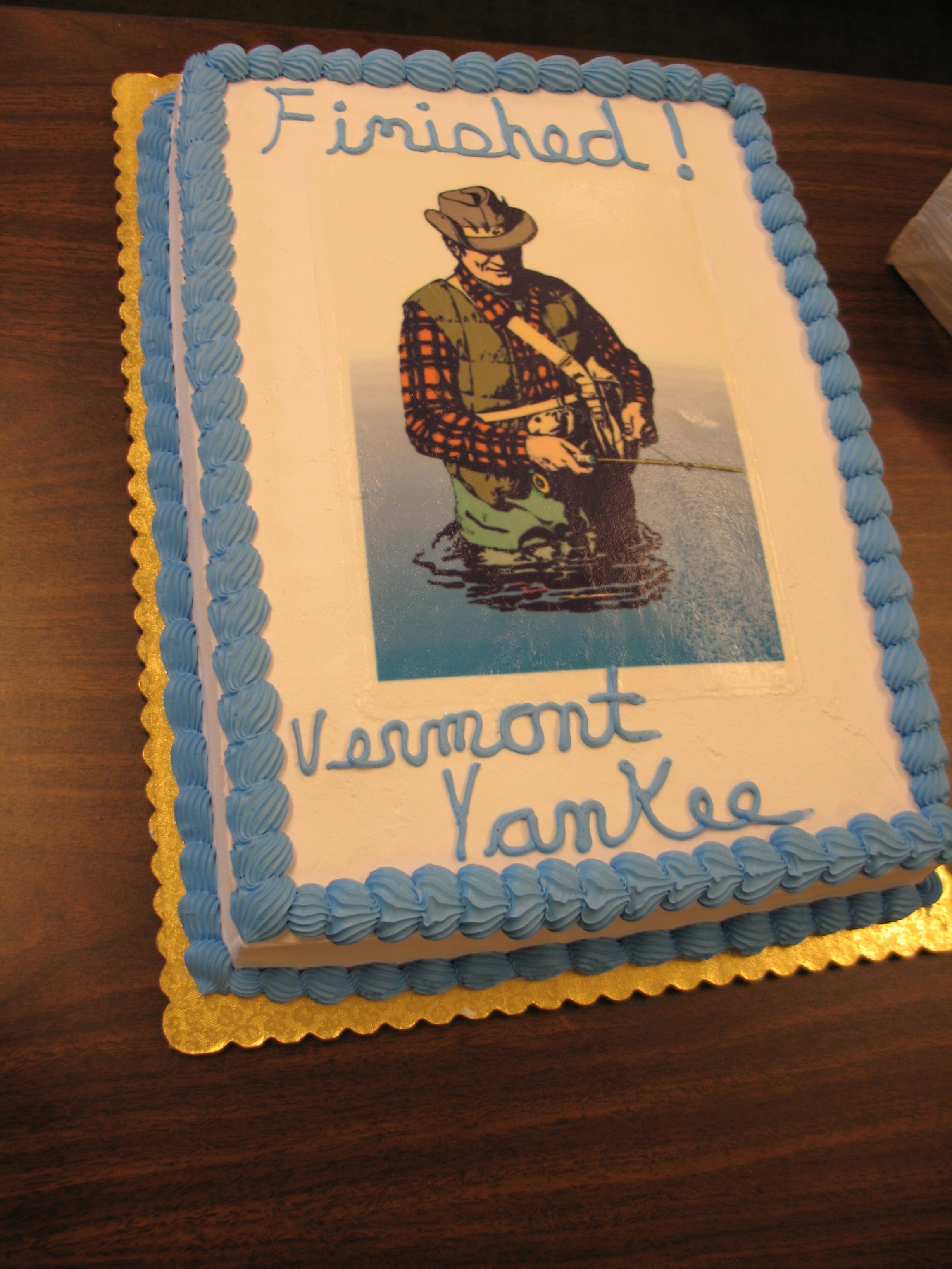 Cake celebrating Vermont Yankee case victory
