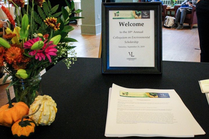 Colloquium 2019 Welcome table