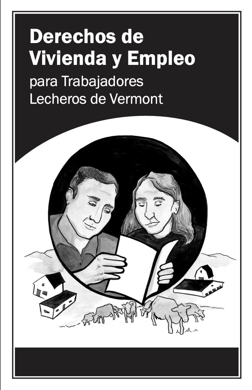 Cover of handbook: Derechos de Vivienda y Empleo