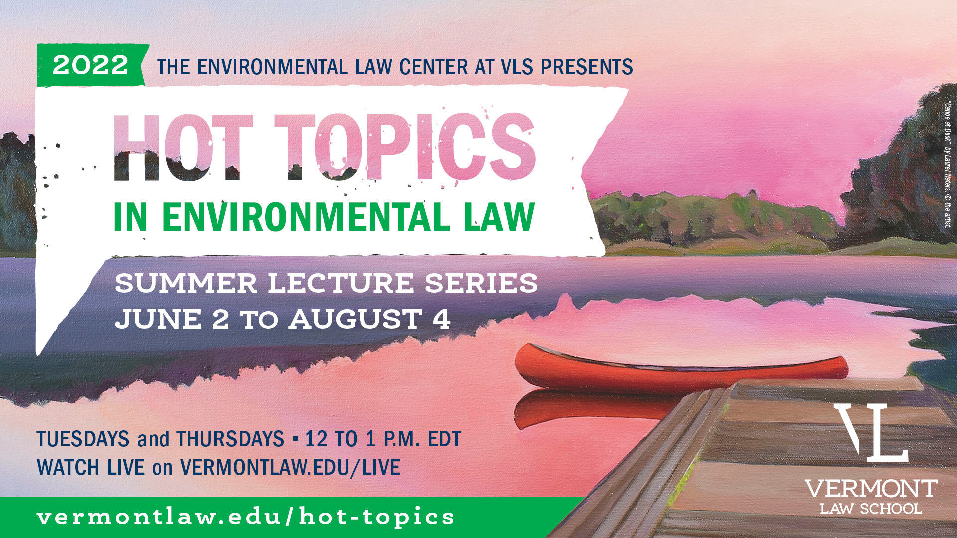 Hot Topics Lecture Series | Vermont Law and Graduate School
