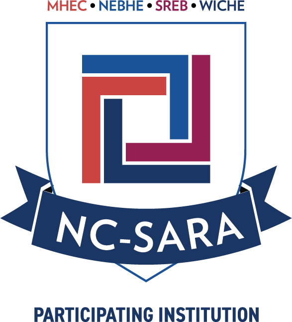 This is the image, seal, indicating that VLGS is a participating institution of NC-SARA