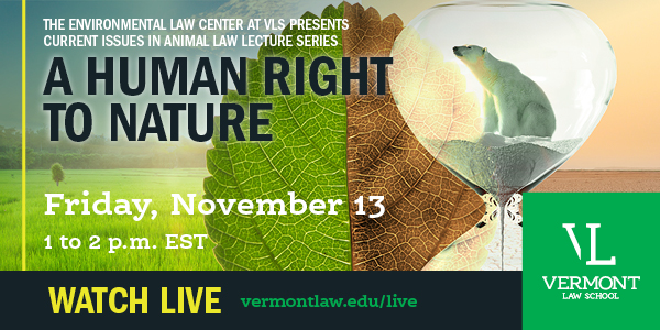 Animal Law Lecture Series November 13, 2020