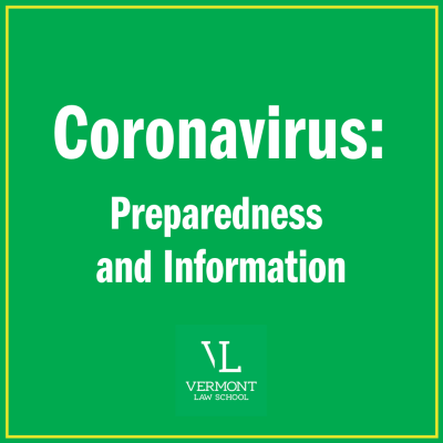 Coronavirus Preparedness and Information for Vermont Law School