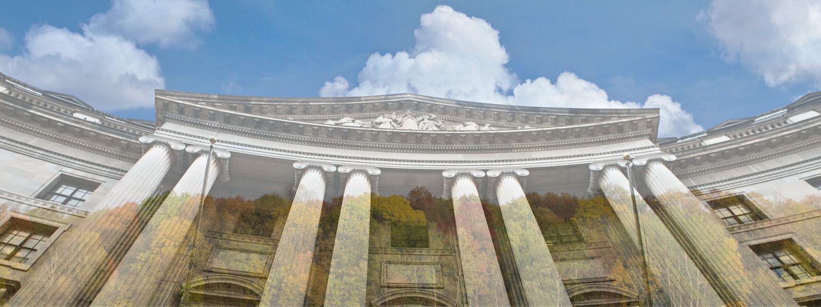 superimposed capital with nature