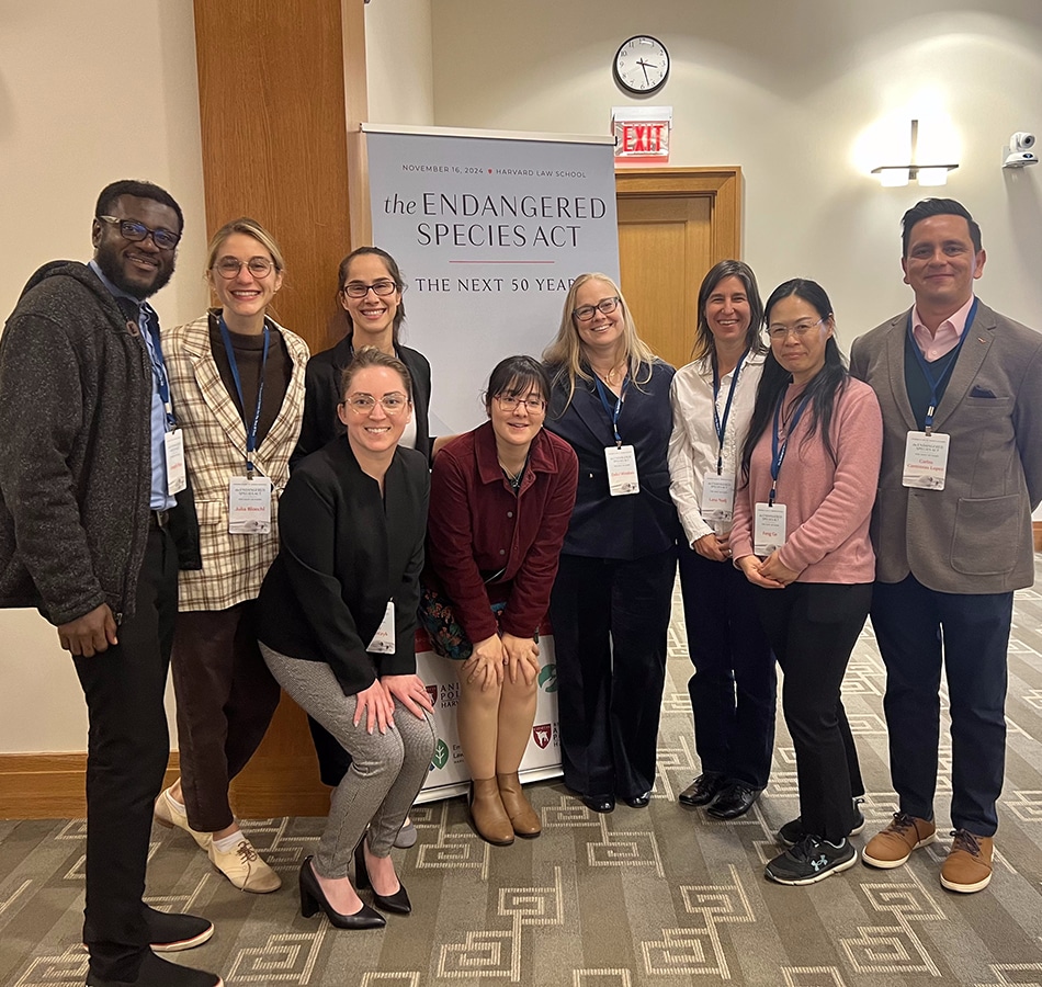 VLGS students and faculty attend the Endangered Species Act: The Next 50 Years conference.