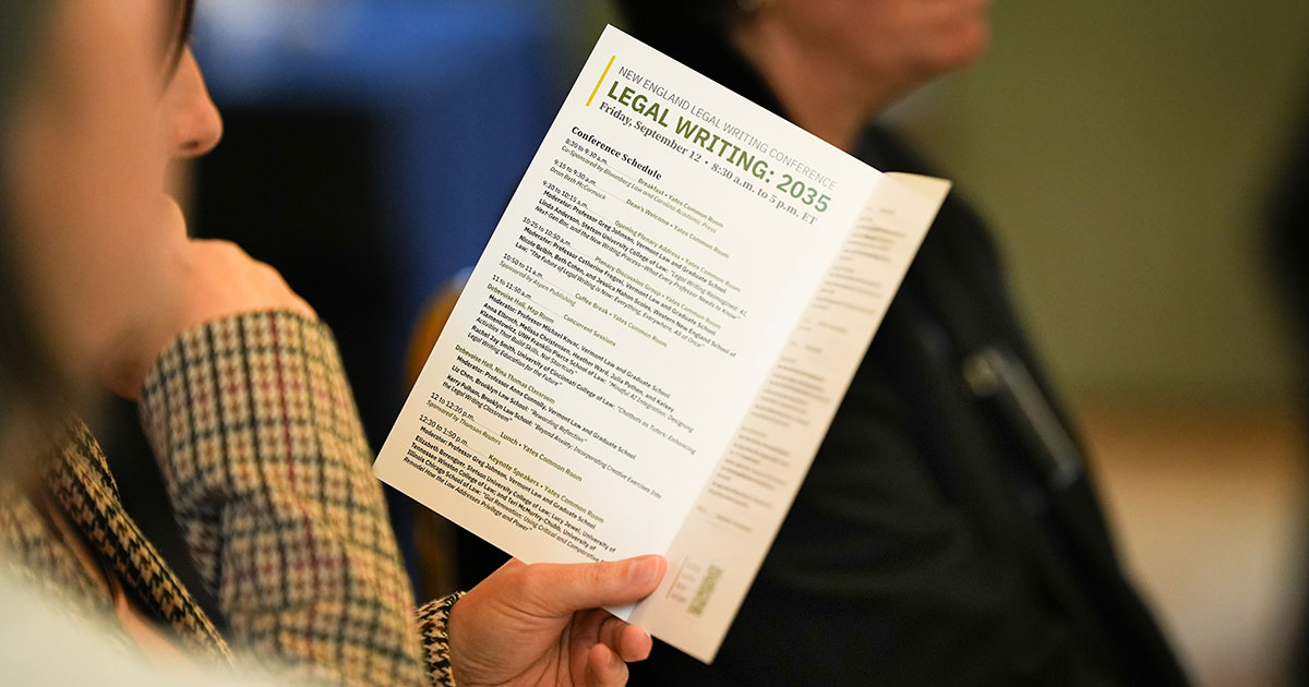 VLGS Reflects on Hosting the New England Legal Writing Conference