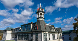 Debevoise Hall in Autumn