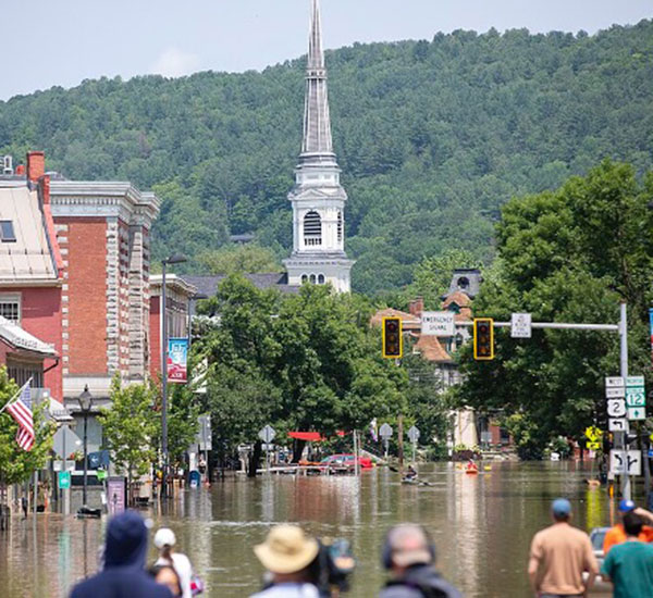 Flooding in Vermont 