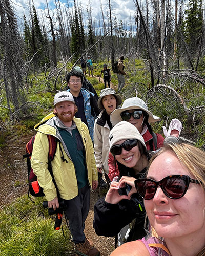 Students on the Public Lands Management field study trip to Montana.