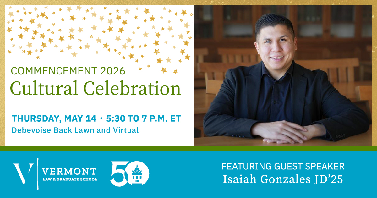 Commencement 2026 Cultural Celebration: Thursday, May 14 from 5:30 to 7 p.m. ET